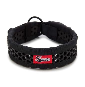 SOFTY Halsband | Länge: 35-41cm | Breite: 3,3cm | Farbe: schwarz/schwarz